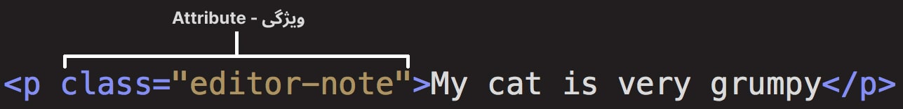 HTML attributes example